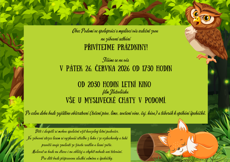 Přivítejme prázdniny!