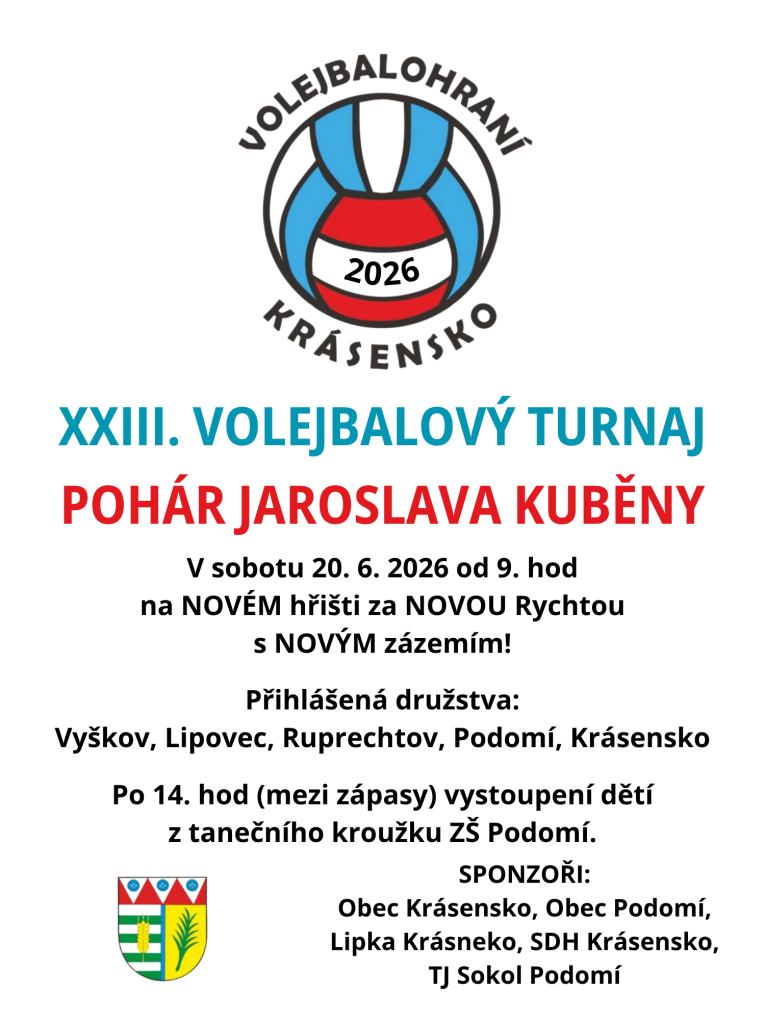 volejbal v&nbsp;Krásensku