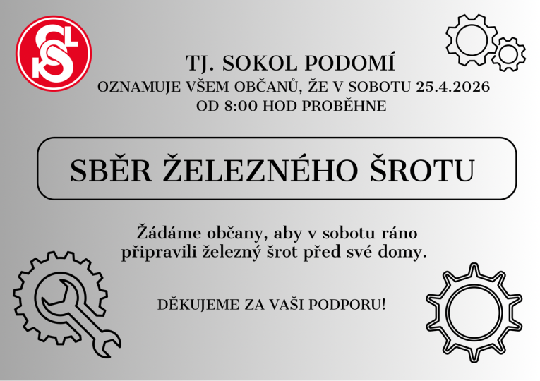 sběr železného šrotu